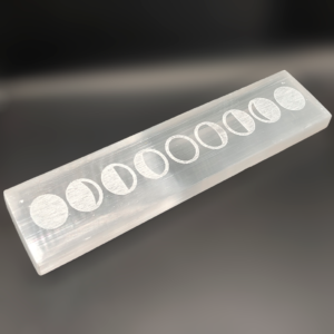 Placa de Carga de Selenita - Ciclos Lunares